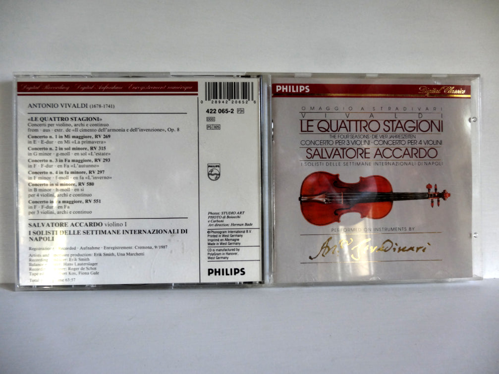 Vivaldi - The Four Seasons, CD, 1988