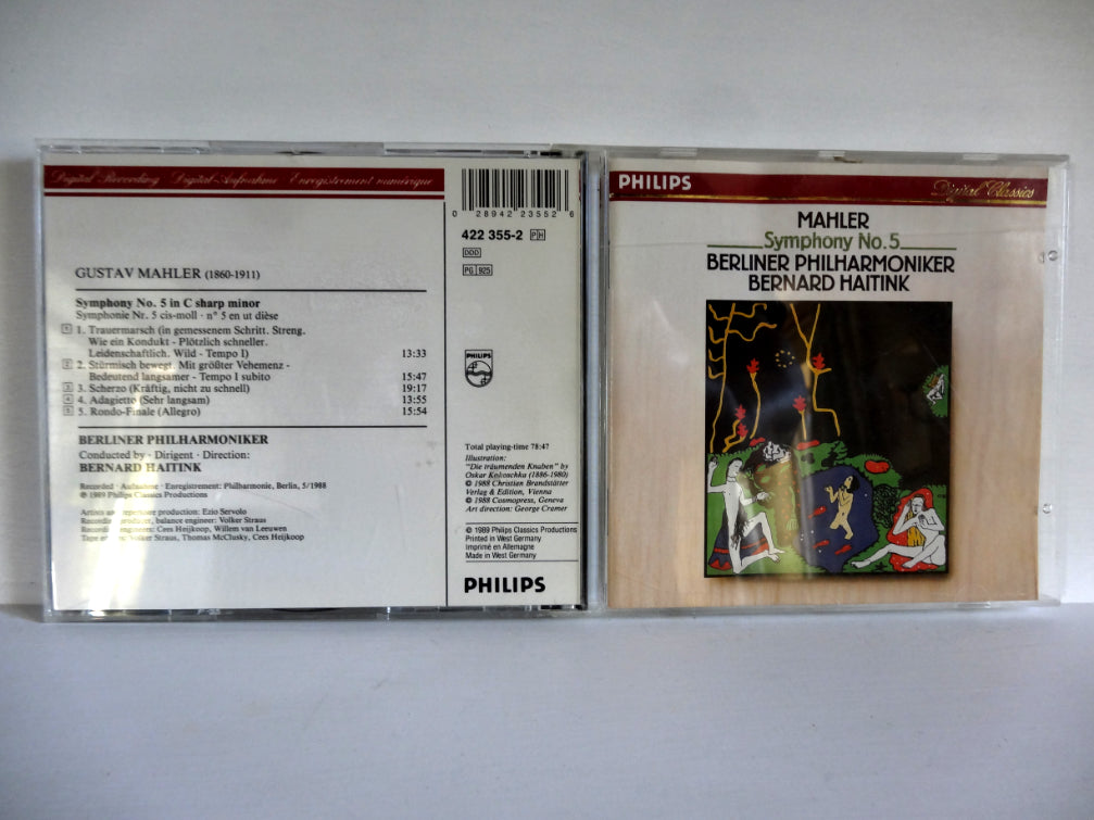 Mahler - Symphony Nº 5, CD, 1989