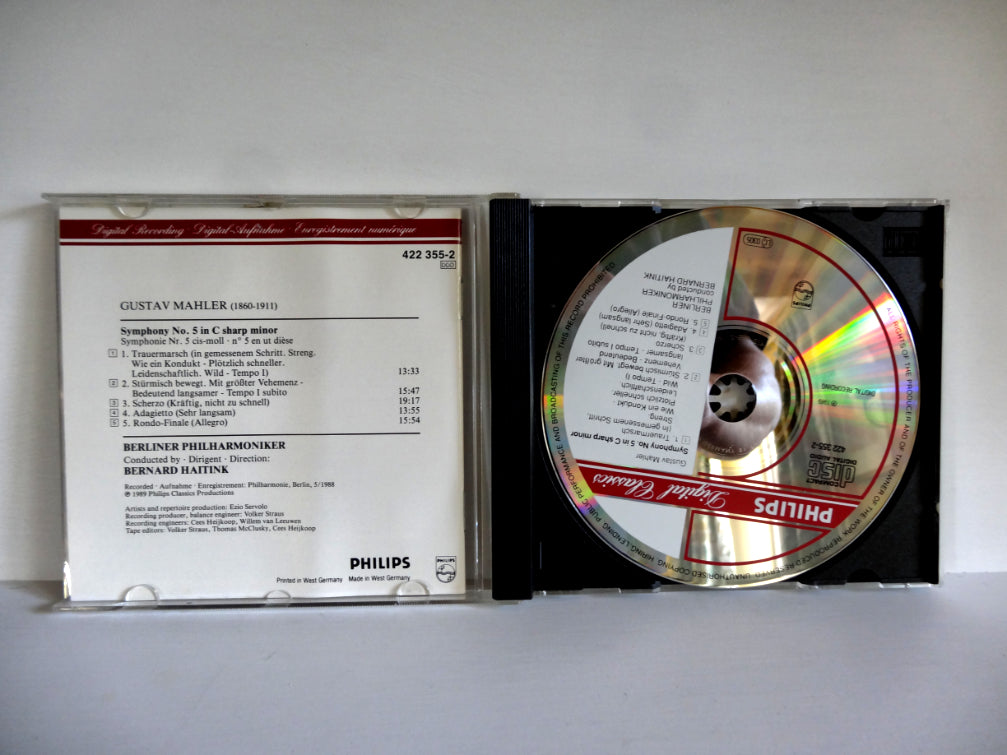 Mahler - Symphony Nº 5, CD, 1989