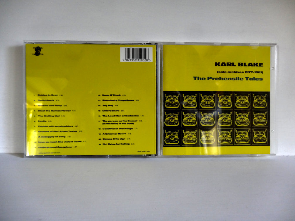Karl Blake - The Prehensile Tales (solo 1977-1981), CD, 1991