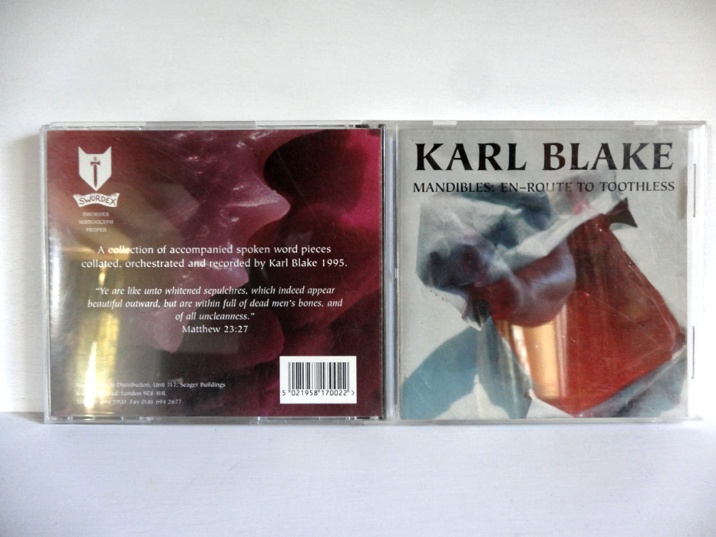 Karl Blake - Mandibles En Route To Toothless, CD, 1995