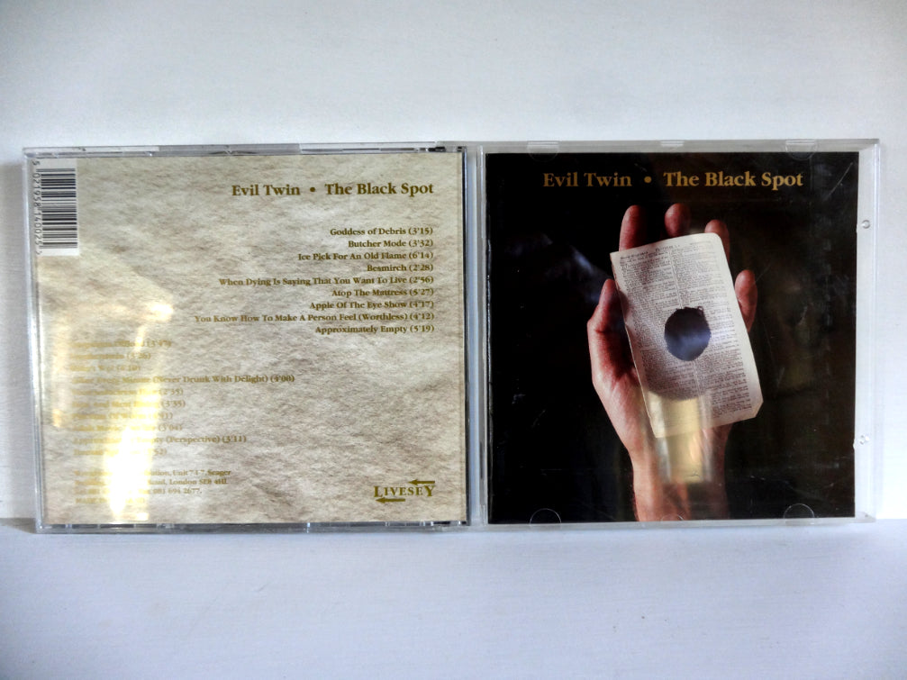 Evil Twin (Karl Blake) - The Black Spot, CD, 1993 Shockheaded Peters
