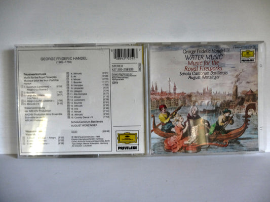 Handel - Water Music/Music for Royal Fireworks, CD