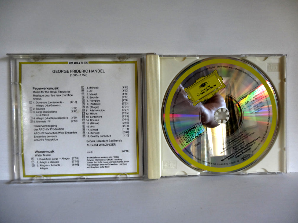 Handel - Water Music/Music for Royal Fireworks, CD