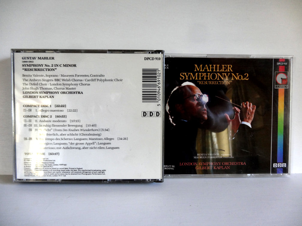 Mahler - Symphony Nº2 "Resurrection", 2xCD, 1988