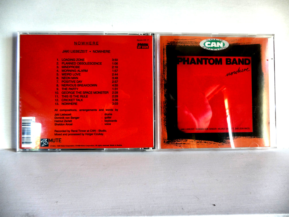 Phantom Band - Nowhere, CD, 1997, Can, Jaki Leibzeit