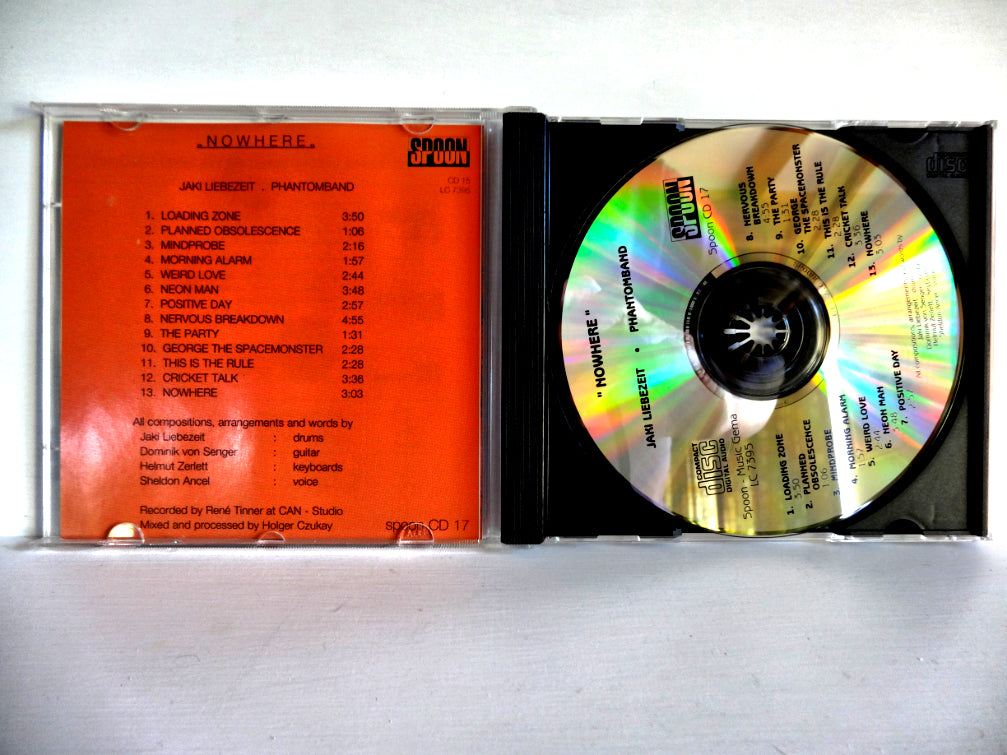 Phantom Band - Nowhere, CD, 1997, Can, Jaki Leibzeit