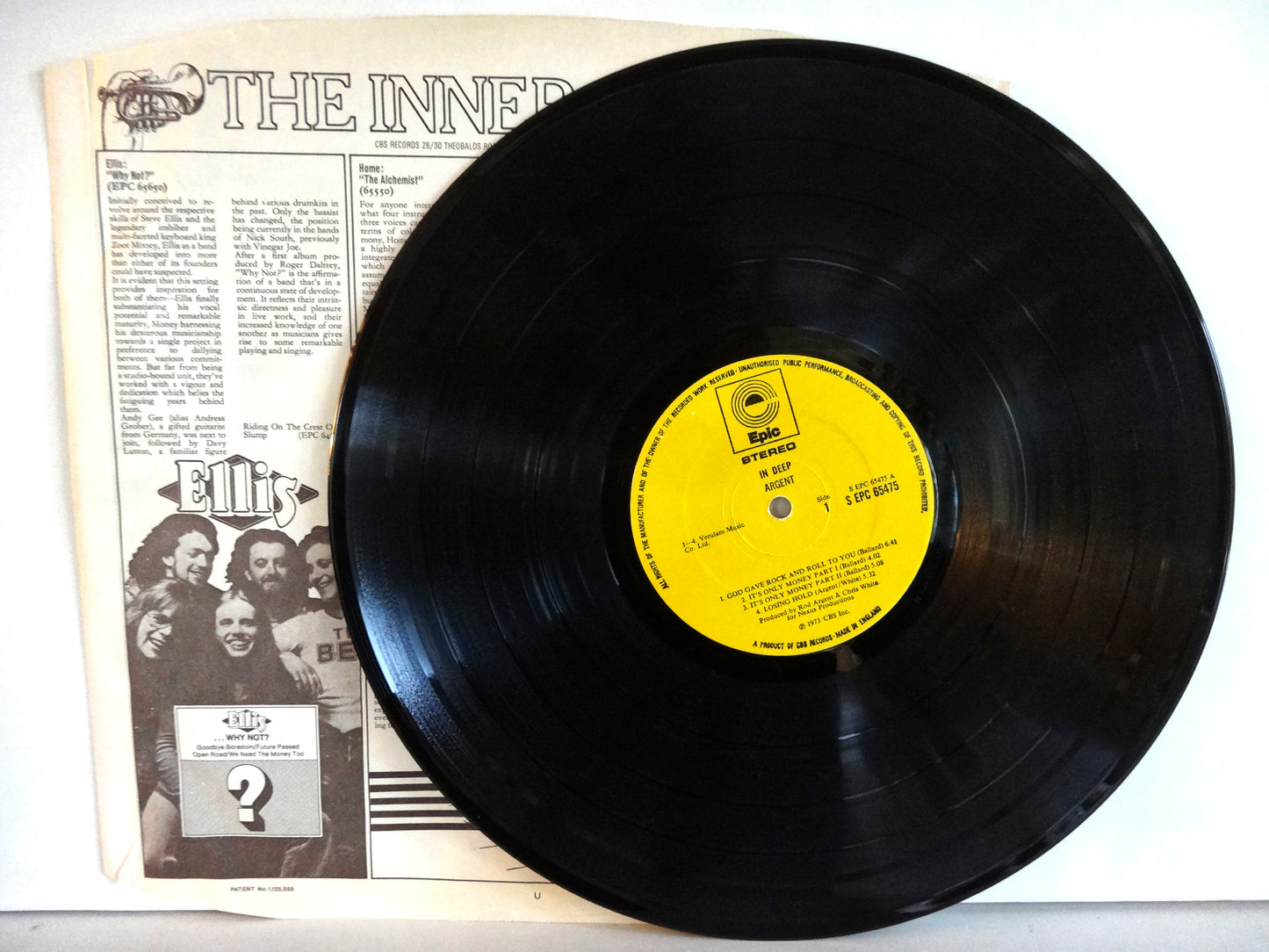 Argent - In Deep, LP, UK1973, VG+/VG