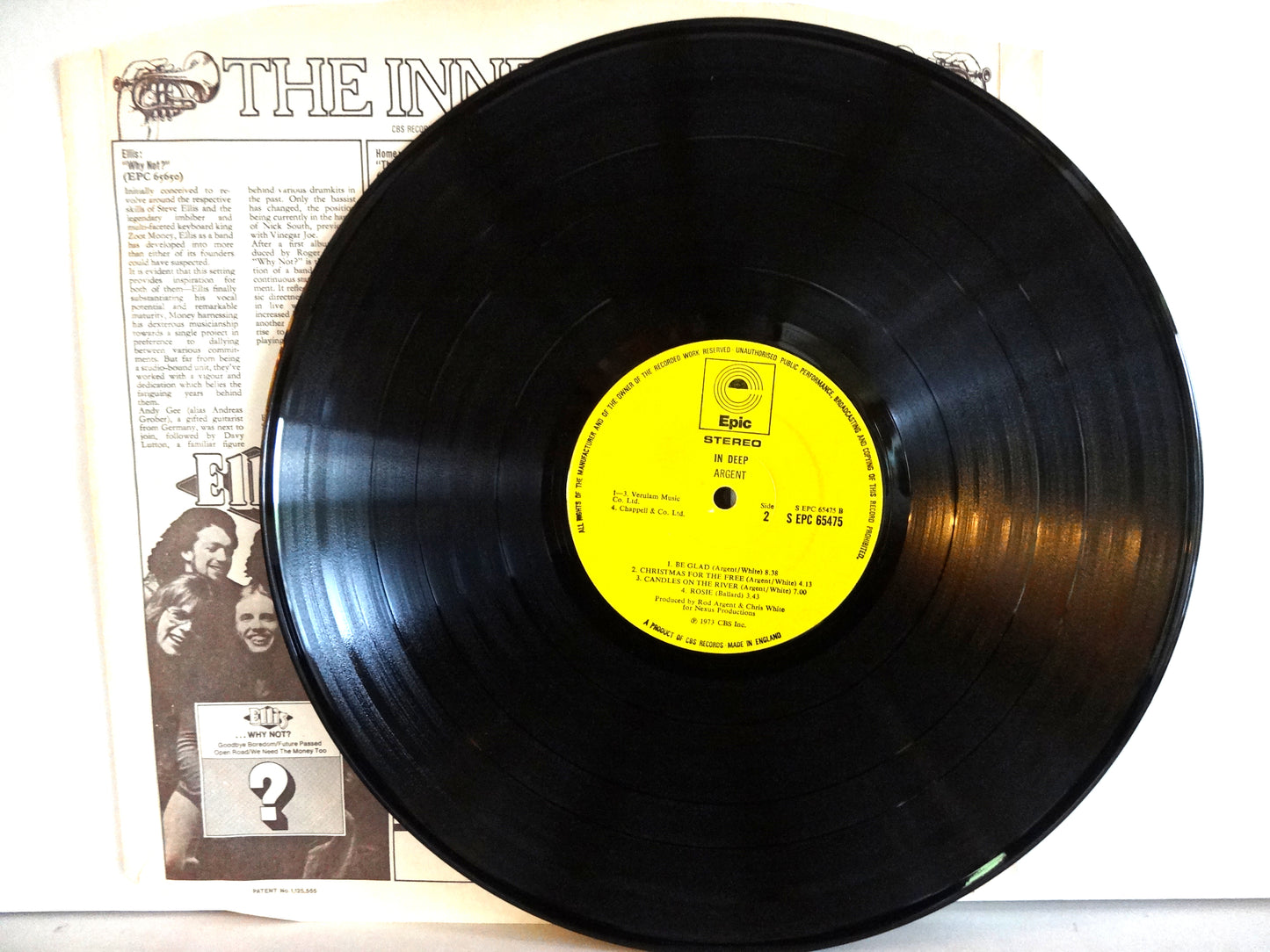 Argent - In Deep, LP, UK1973, VG+/VG