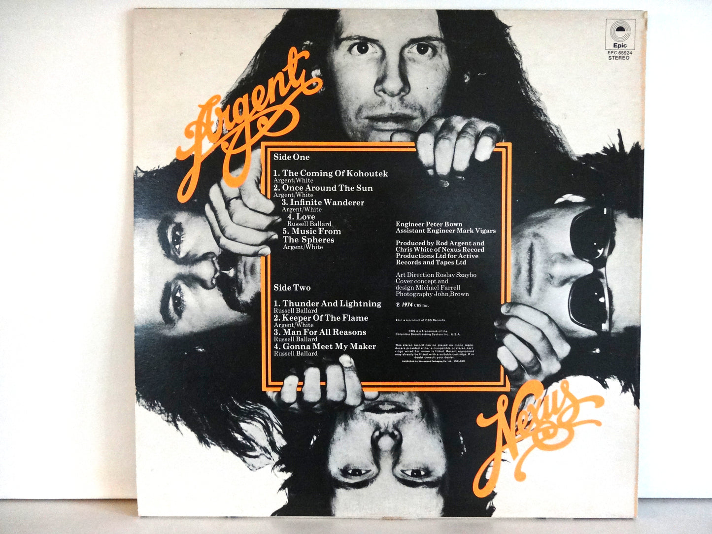 Argent - Nexus, LP, UK1974, VG+/VG+