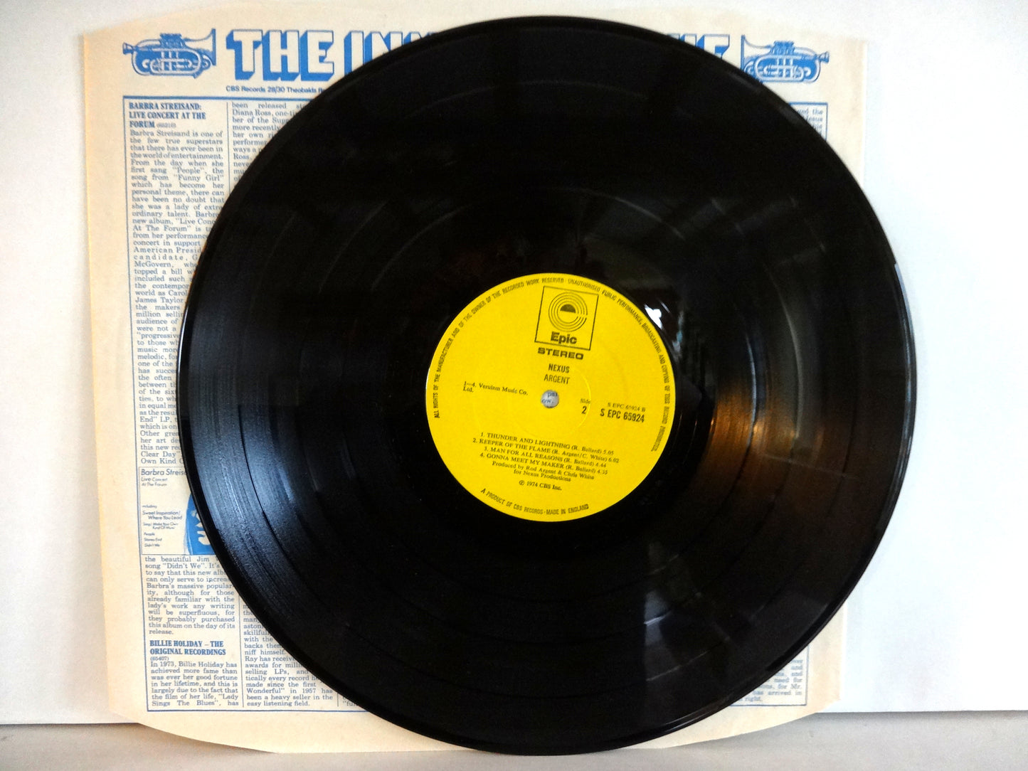 Argent - Nexus, LP, UK1974, VG+/VG+