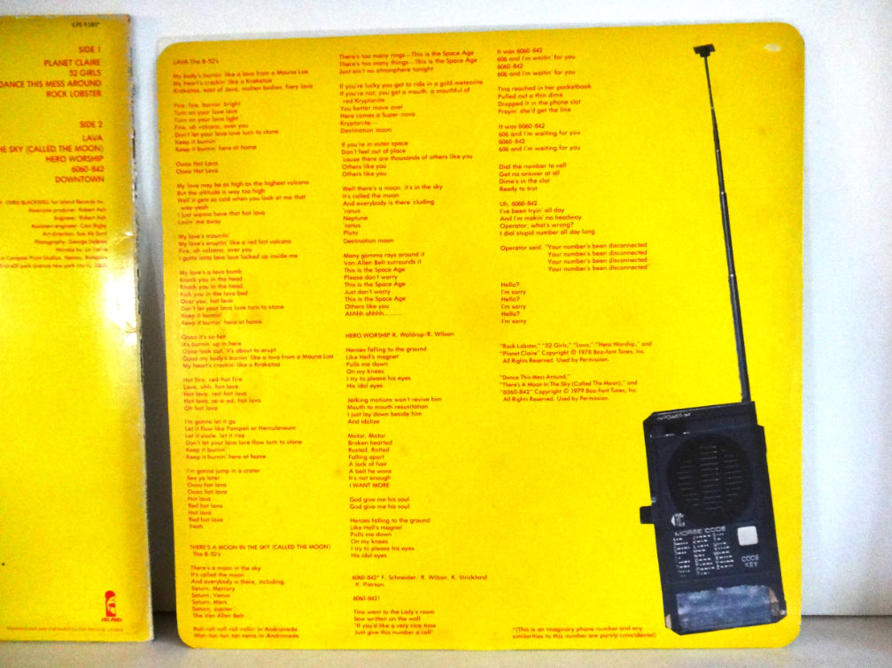 B-52's - The B-52's, LP, UK1978