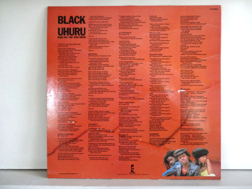 Black Uhuru - Red, LP, UK1981