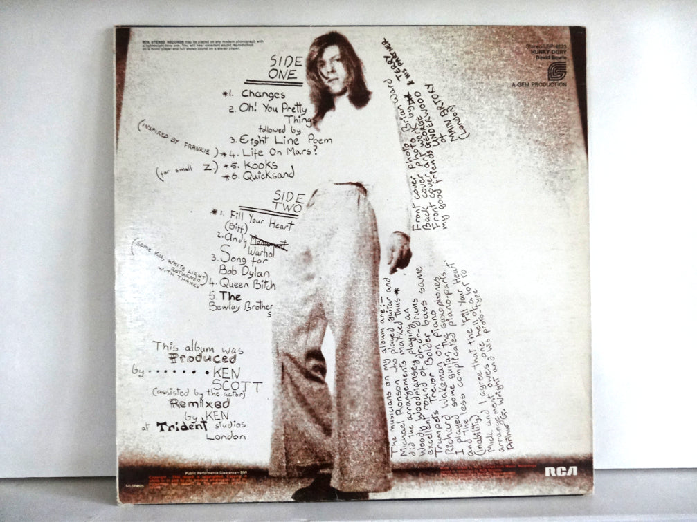 David Bowie - Hunky Dory, LP, CAN1971 Dynaflex