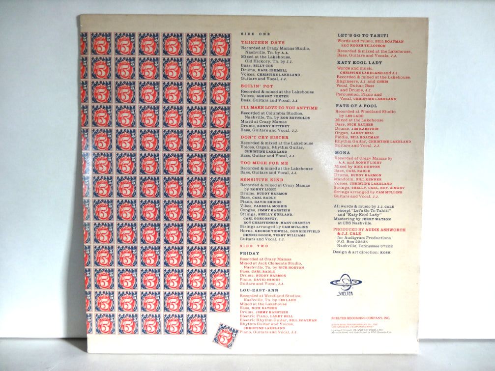 J J Cale - 5, LP, UK1979