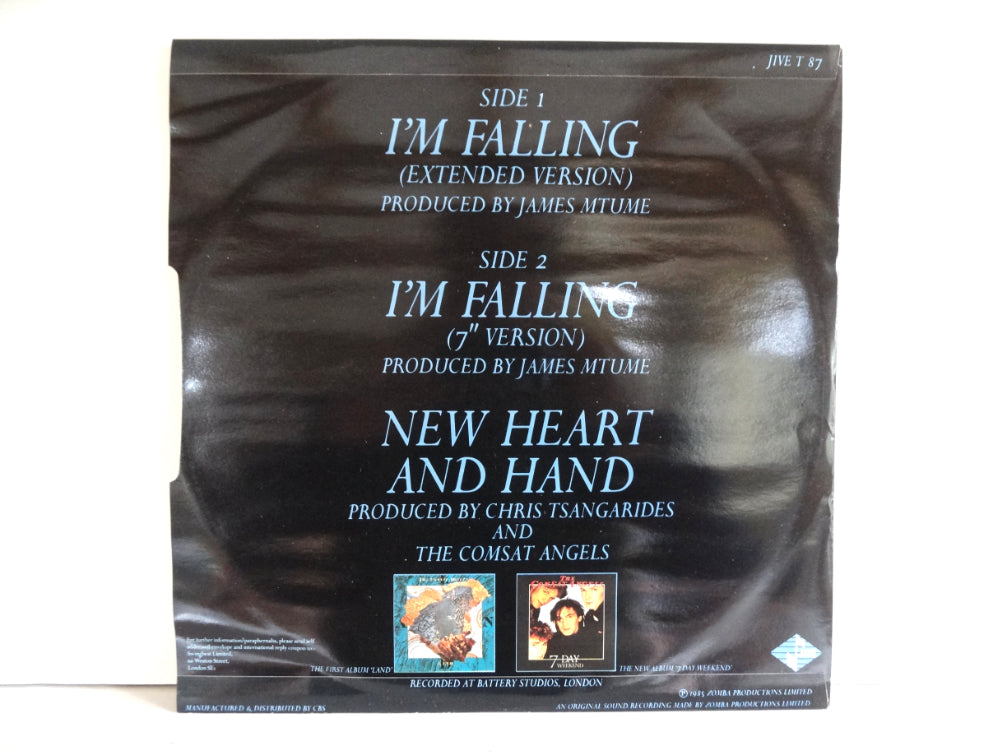Comsat Angels - I'm Falling/Citadel (Ltd Blue vinyl), EP, UK1985