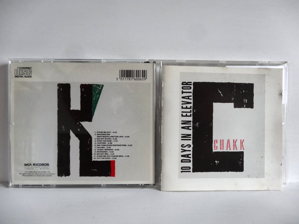 Chakk - 10 Days In An Elevator, CD, UK1986