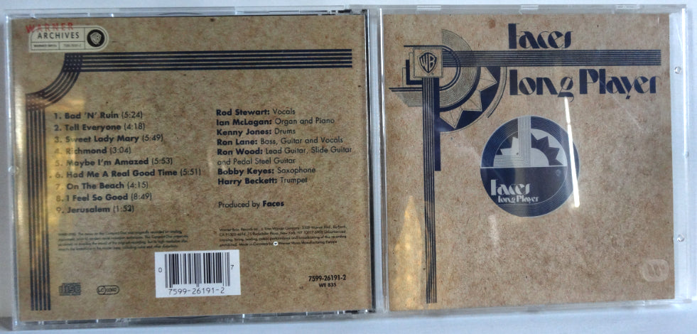 Faces - Long Player, CD, 1993EU