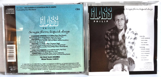 Philip Glass - Songs From Liquid Days, CD, 1986