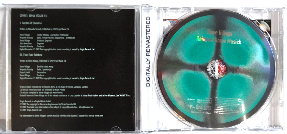 Steve Hillage - Rainbow Dome Musick, CD, 2007