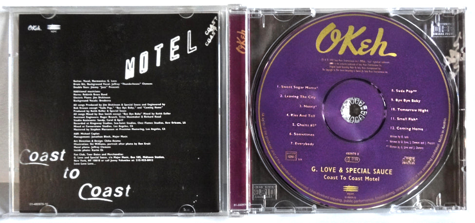 G Love and Special Sauce - Coast To Coast Motel, CD, 1995