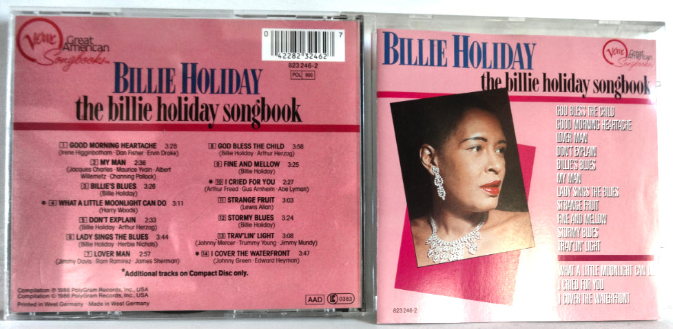 Billie Holiday - The Billie Holiday Songbook, CD, 1985