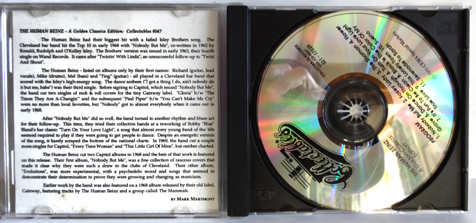 The Human Beinz - Nobody But Me, CD, 1993US