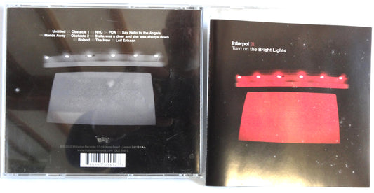 Interpol - Turn On The Bright Lights, CD, 2002