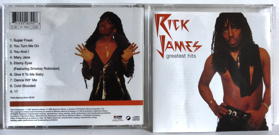 Rick James - Greatest Hits, CD, 1998