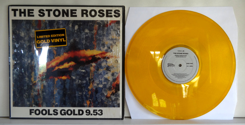 The Stone Roses - Fools Gold 9.53, Ltd Ed Gold Vinyl 12"EP, US1990