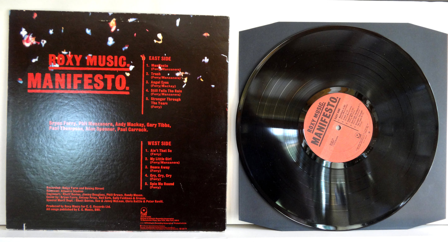 Roxy Music - Manifesto, LP, 1979US