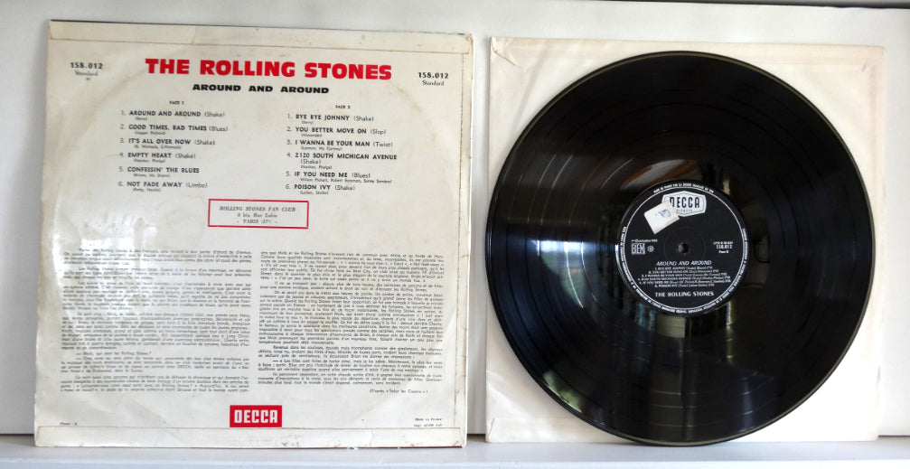 The Rolling Stones - Around and Around, LP, 1964FR