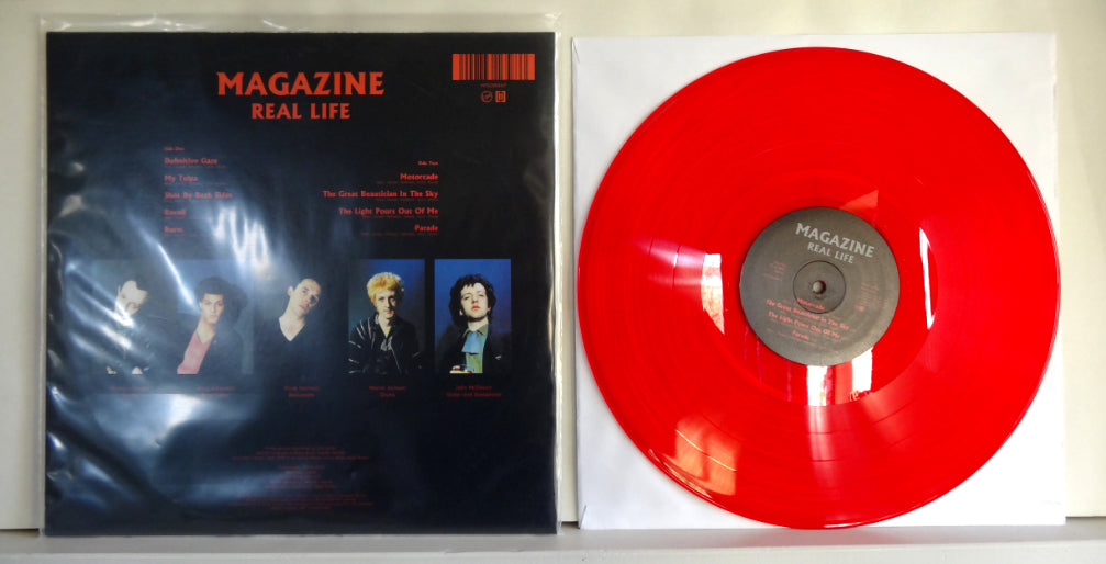 Magazine - Real Life, LP, 2024 Ltd Reissue Recoil Red Vinyl