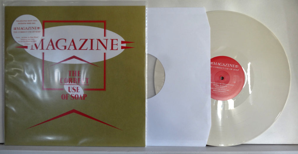 Magazine - The Correct Use Of Soap, LP, 2024 Philadelphia White Ltd Ed reissue