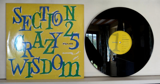 Section 25 - Crazy Wisdom, 12", 1985BE