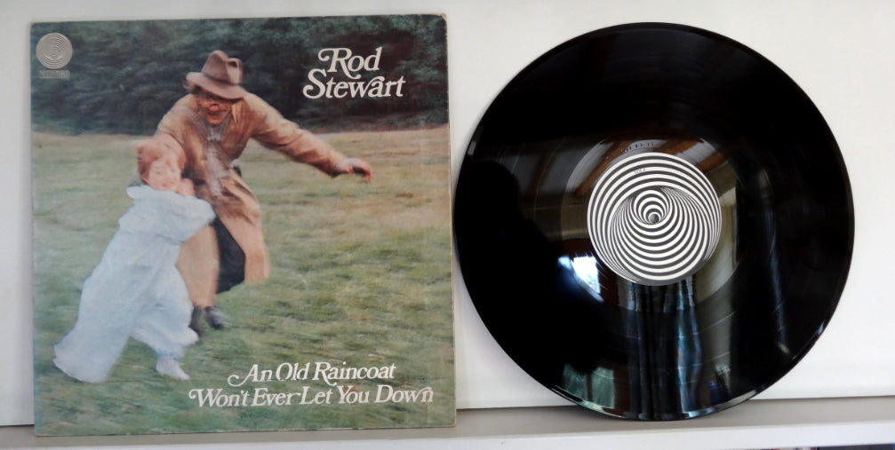 Rod Stewart - An Old Raincoat Won't Let You Down, LP, 1969 Vertigo Swirl