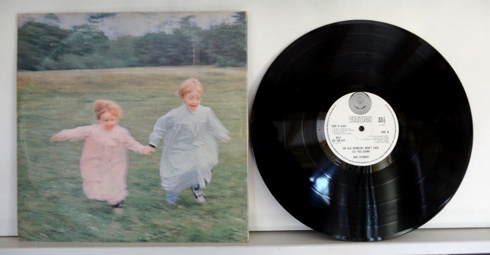 Rod Stewart - An Old Raincoat Won't Let You Down, LP, 1969 Vertigo Swirl