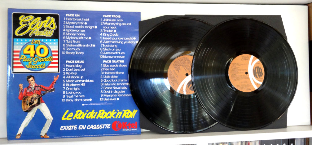 Elvis Presley - Les 40 Grandes Succés, LP, 1976FR