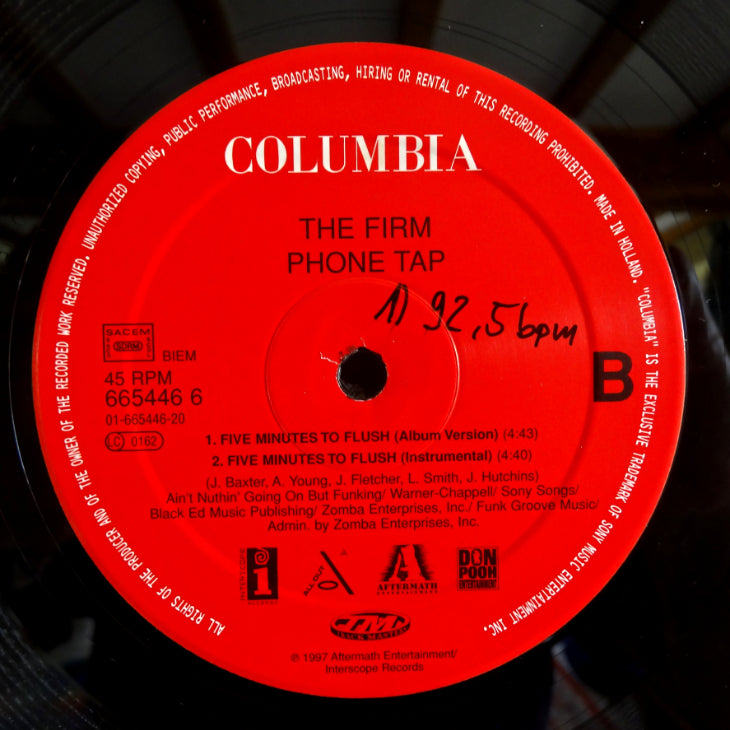 The Firm - Phone Tap EP, 1998UK, Gangsta