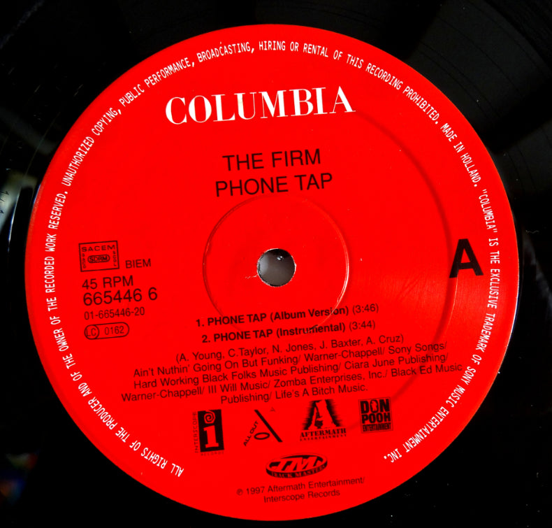 The Firm - Phone Tap EP, 1998UK, Gangsta