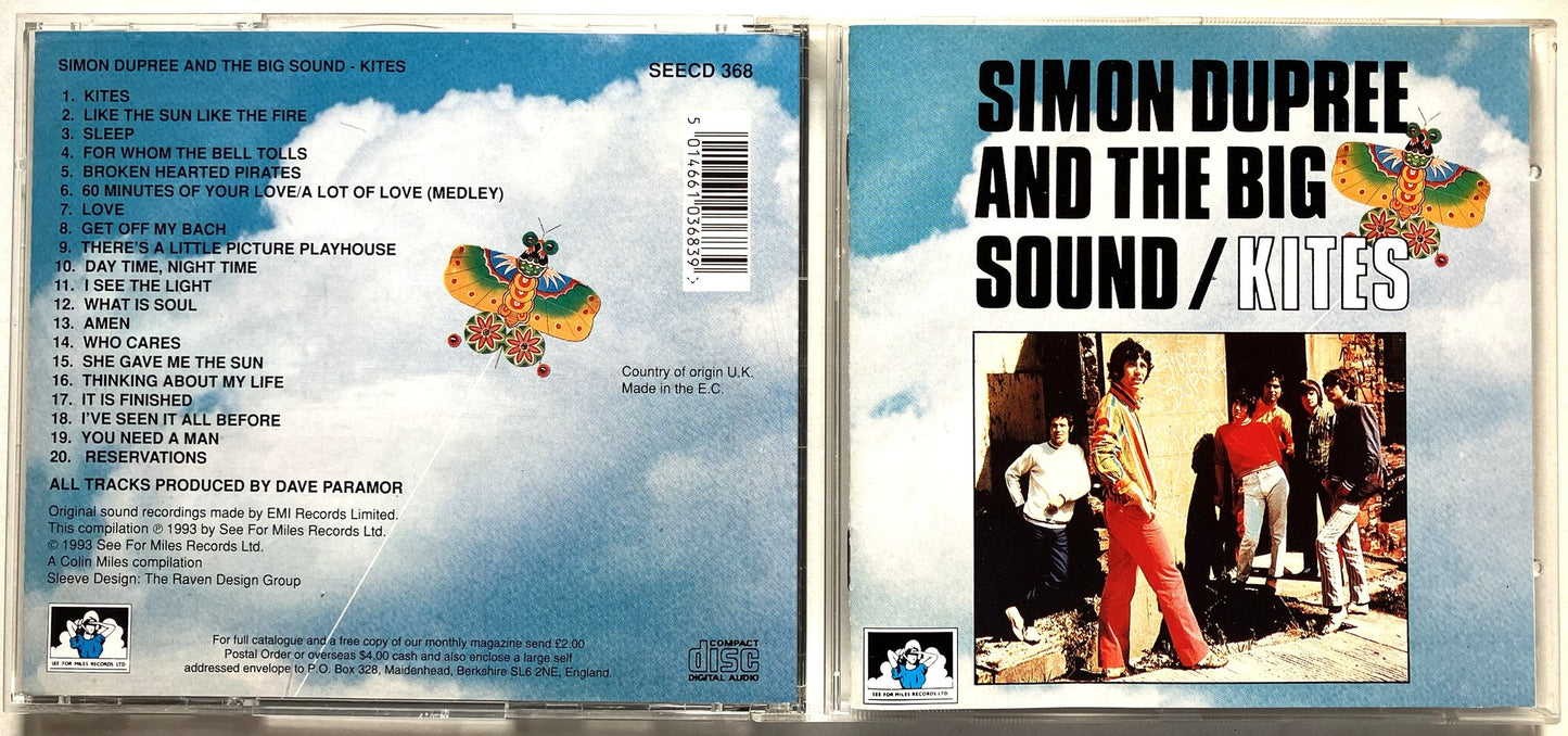 Simon Dupree & The Big Sound - Kites, CD, See For Miles, 1993