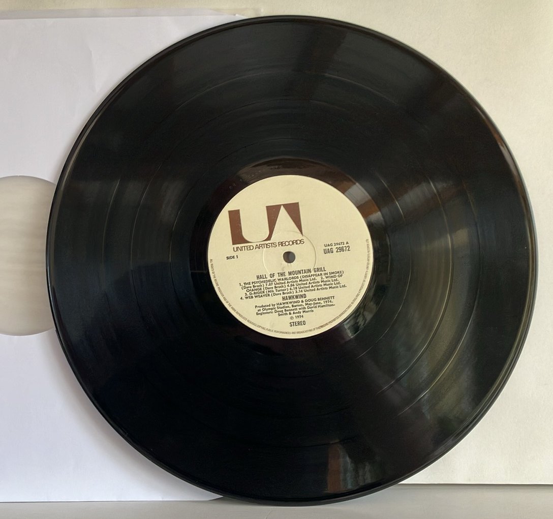 Hawkwind - Hall Of The Mountain Grill, LP, United Artists, 1974UK
