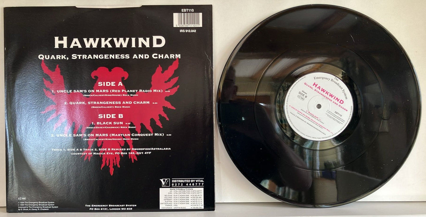 Hawkwind - Quark, Strangeness And Charm, 12" EP, 1994UK