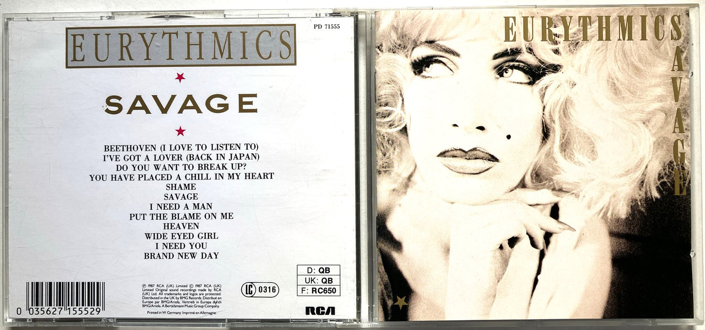 Eurythmics - Savage, CD, 1987, RCA