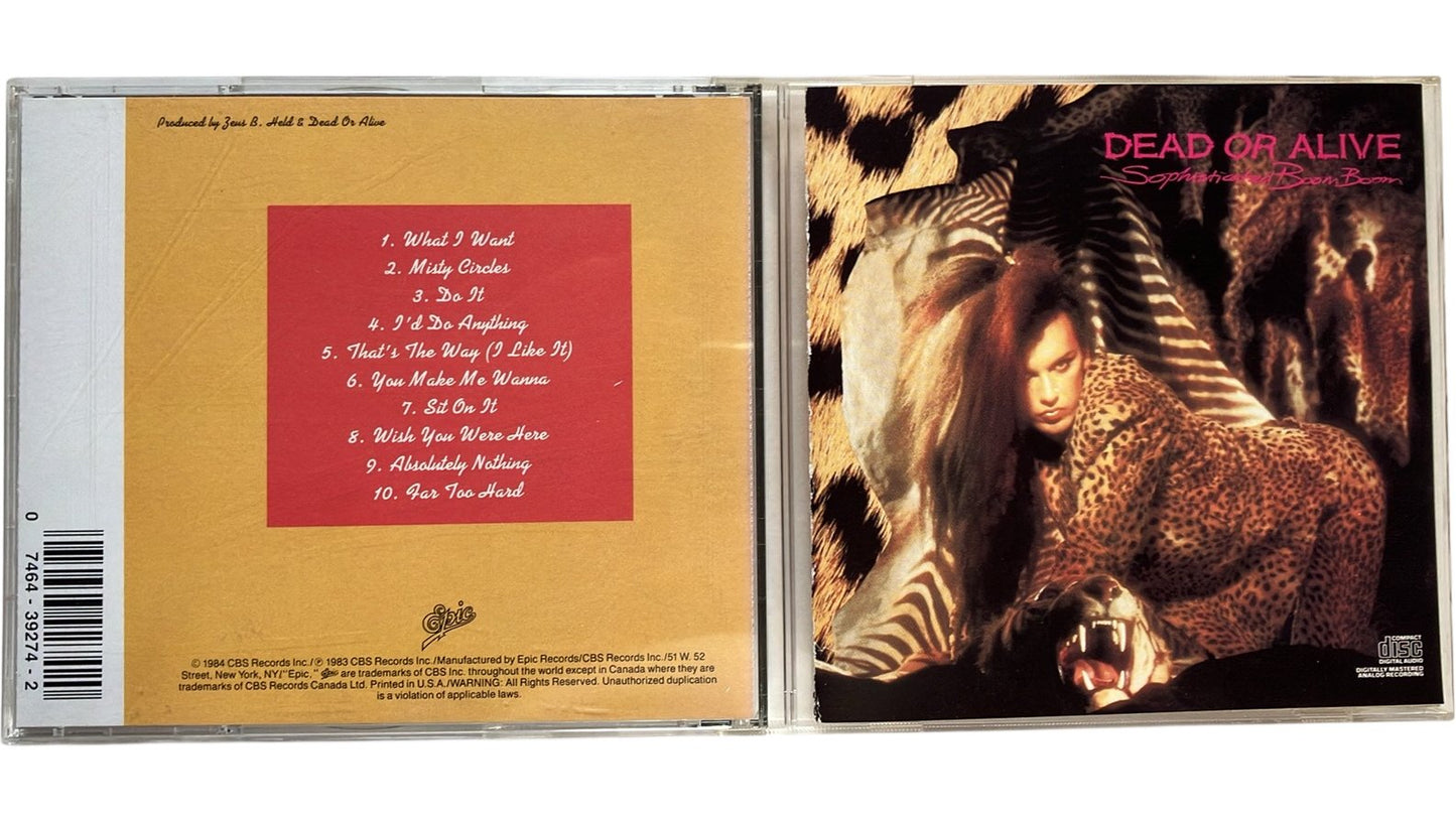 Dead or Alive - Sophisticated Boom Boom, CD, 1998US, Epic