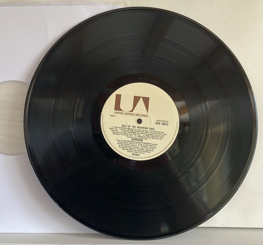 Hawkwind - Hall Of The Mountain Grill, LP, United Artists, 1974UK