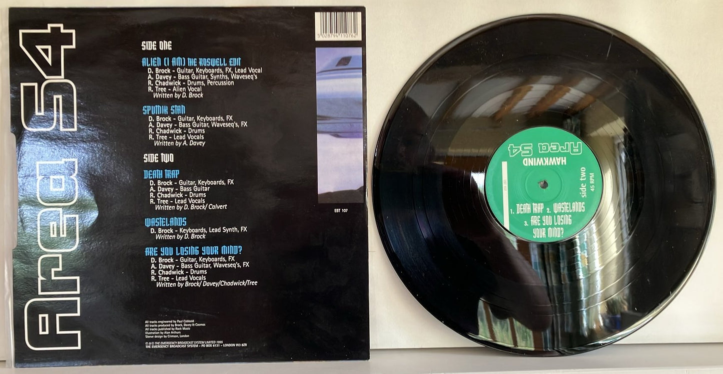 Hawkwind - Area S4, LP, 1995UK