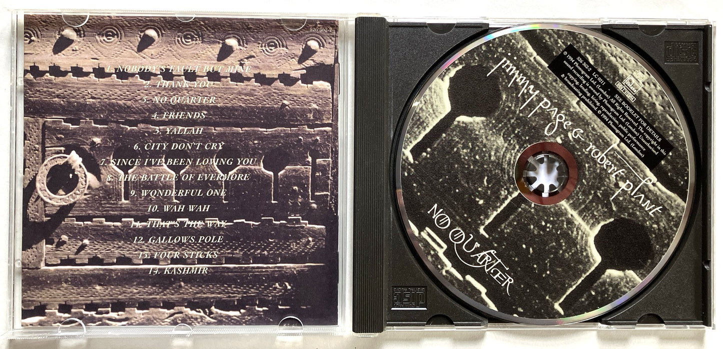 Jimmy Page & Robert Plant - No Quarter, CD, 1994