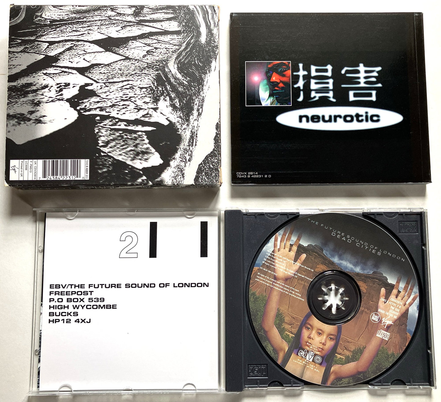 The Future Sound of London - Dead Cities*, CD, 1997, Virgin