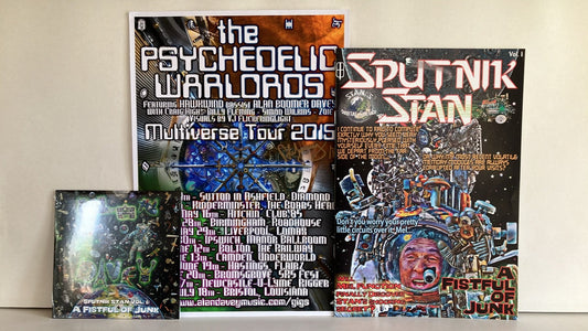 Alan Davey - Sputnik Stan Vol. 1: A Fistful Of Junk - CD, poster, comic, 2015